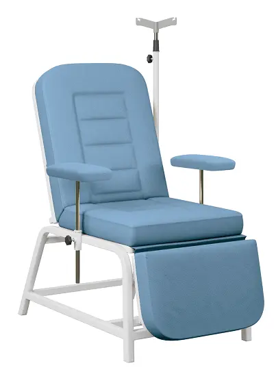 OZC - 13 křeslo odběrové, světle modré